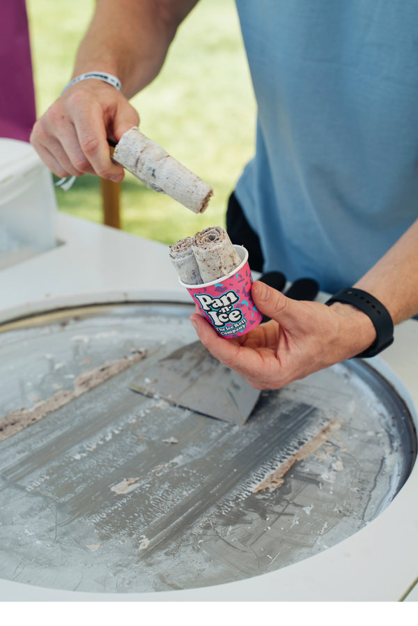 Hire Pan-n-Ice events at Soho House Party with Bubba Ice Cream Rolls