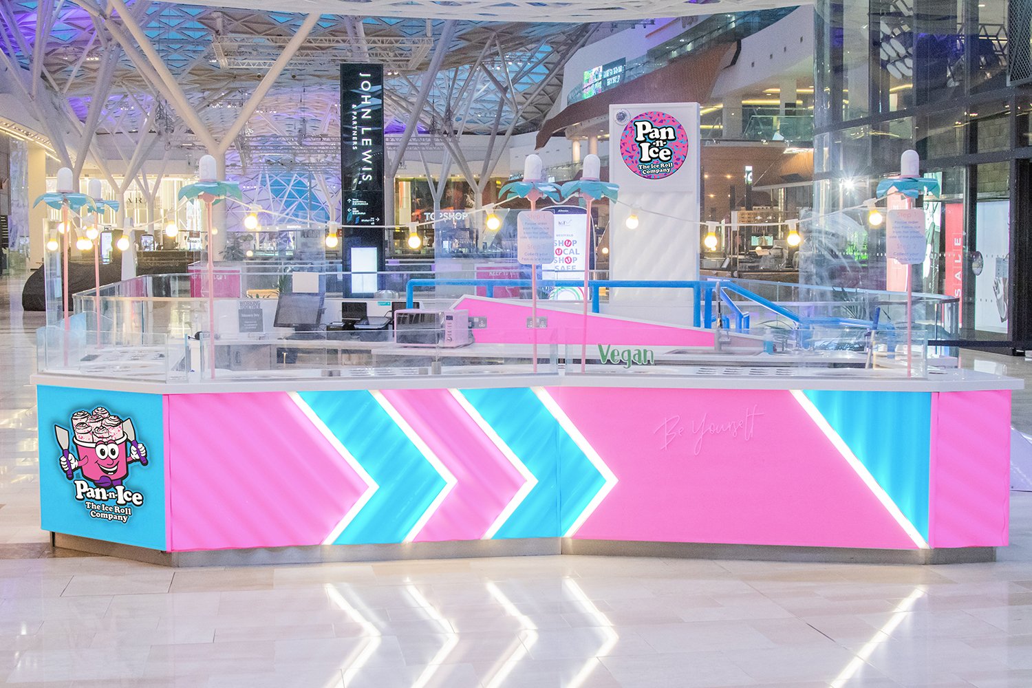 Pan-n-Ice Parlour Westfield London Kiosk