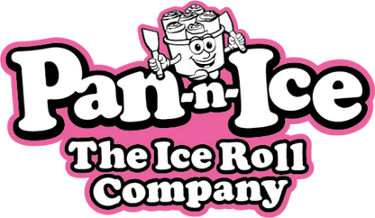 Pan-N-Ice logo with ice cream character
