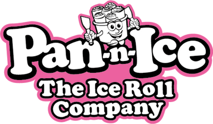 Pan-N-Ice logo with ice cream character